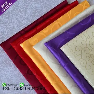 Trung Quốc Nhà Máy Bán Buôn Cưới Tiệc Jacquard Vải Lanh Polyester Bàn Ăn Vải Khăn Ăn Cho Đảng Trang Trí