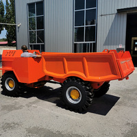 Camion à benne basculante articulé certifié CE 6 tonnes 4x4 chargement de camion à pointe avant Machine à benne basculante souterraine pour moteur
