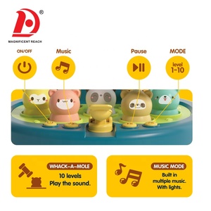 Huada Khủng Long Không Khí Bóng Bắn Súng Đồ Chơi Súng Mục Tiêu Điểm Số Tương Tác Giáo Dục Kid Nhựa Điện Tử Mini Whack Một Nốt Ruồi Trò Chơi - Product Image 4