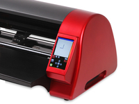 Máquina de Corte Automático de Vinilo para Película de Tinte de Ventanas, Cabezales Dobles para Cortar y Doblar Rollos de Película, Cortadora de Etiquetas y Adhesivos con Logotipo