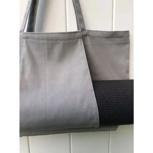Sac de shopping écologique gratuit, sac de yoga tendance en tissu avec poches, sac de plage personnalisé avec logo, sac pour serviette de plage - Product Image 3