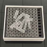 Cuvettes de réaction Bioelab (matériau PS), 100 pièces, pour analyseurs biochimiques AS160/AS200/AS280/AS300/AS380/ES480