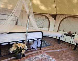 Tenda da campeggio per famiglia in tela per caccia all'aperto 4 <span class=keywords><strong>stagioni</strong></span> <span class=keywords><strong>5</strong></span> m/16.4 ft - Product Image 3