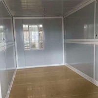 Conteneur d'expédition pliable en acier Corten 20 pieds, conception modulaire, montage et démontage faciles, transport de marchandises, chantier de construction