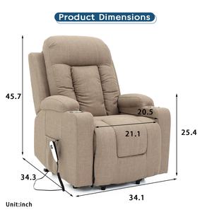 Geeksofa ที่ยกไฟฟ้าทางการแพทย์เก้าอี้เอนพร้อมที่วางถ้วยสำหรับผู้สูงอายุและผู้ป่วย - Product Image 6