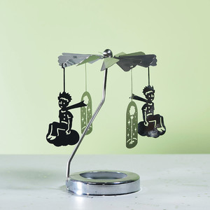 Lãng mạn sáng tạo hương liệu <span class=keywords><strong>Carousel</strong></span> Kính nến chủ với Smart Cover đi bộ đèn được sản xuất bởi amazonn - Product Image 3