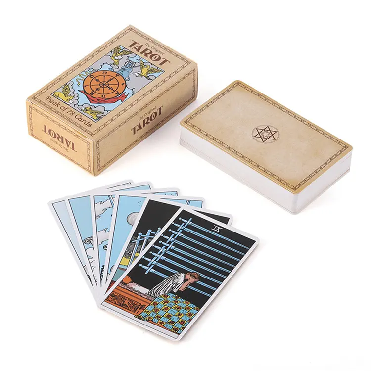 थोक सबसे अच्छा प्यार टैरो कार्ड डिजाइन खेल कार्ड डेक टैरो कार्ड के लिए बिक्री