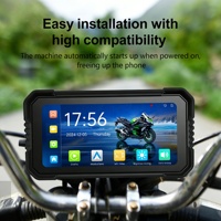 Navegador GPS para Motocicleta de 6.25 Pulgadas, Conexión Inalámbrica CarPlay y Android Auto, Resistente al Agua IP67, Navegador Dual, Compatible con ODM OEM