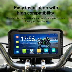 Navigation GPS pour moto 6,25 pouces, CarPlay et Android Auto sans fil, étanche IP67, double Bluetooth, compatible ODM OEM - Product Image 2