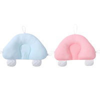 Oreiller apaisant en U de haute qualité, doux et respirant, anti-tête plate pour nouveau-né, pour berceau et poussette, oreiller de confort pour bébé