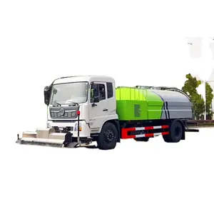 FONTON FAW 4x2 Multifunctional road washing vehicle 10Cbm 14Cbm water tank Spray type high pressure cleaning road factory Outlet