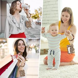 Portefeuille-bracelet pour femme avec porte-clés, blocage RFID, porte-cartes, petit portefeuille avec emplacement AirTag, <span class=keywords><strong>livraison</strong></span> rapide - Product Image 6