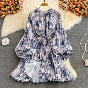 เดรสเชิ้ตของผู้หญิงกระโปรง<span class=keywords><strong>สั้น</strong></span>เข้ารูปทรงหลวมดีไซน์เพื่อความโดดเด่น - Product Image 4