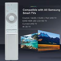 Télécommande vocale HUAYU RM-J1500 pour téléviseur Samsung UHD, 2 piles AAA, certifiée CE FCC ROHS, matériau ABS