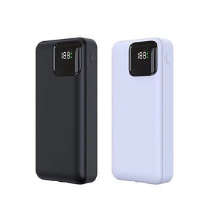 <span class=keywords><strong>Batterie</strong></span> <span class=keywords><strong>externe</strong></span> 20 000 mAh légère et fine avec écran LED, grande capacité, charge rapide 15W, modèle 2 Type-C - Product Image 2