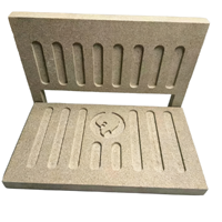 Panneaux en vermiculite pour cheminée domestique, panneaux isolants thermiques en vermiculite pour cheminée de maison