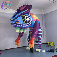 Marionnettes gonflables géantes (Hippocampe, Caméléon, Moustique, Perroquet) pour défilés de carnaval, spectacles créatifs et publicité