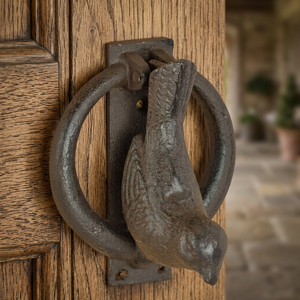 Battant de porte moderne en fonte de fer forgé effet rouillé pour hôtel - Product Image 2