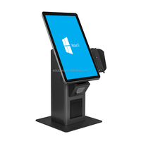 Terminal de point de vente tactile en libre-service EDOBBO de 21 pouces, efficace pour la commande et le paiement en restaurant