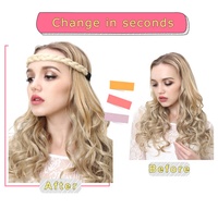 Serre-tête élastique tressé SARLA Designer – Extensions de cheveux synthétiques pas chères – Accessoires capillaires tressés élégants