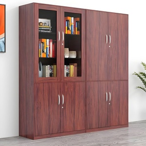 Nội thất văn phòng công suất lớn màu đỏ Ngăn Kéo văn phòng hiện đại Tủ hồ sơ kính miễn phí đứng Tủ Trưng Bày Tủ lưu trữ - Product Image 2