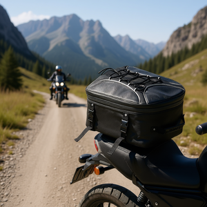Sac de siège arrière de moto, 22-34L, extensible, étanche, en Oxford, pour bagages de sports de plein air - Product Image 2