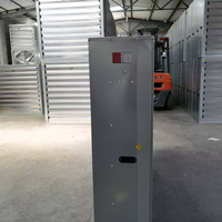 Système de ventilation de serre agricole avec coussin de refroidissement par évaporation et ventilateur DC pour la circulation de l'air et le refroidissement des exploitations agricoles, en matériau PE