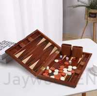 Juego de mesa de Backgammon de madera, tamaño de viaje, alta calidad, venta al por mayor, hecho en China