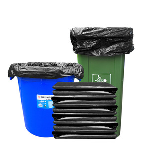 Sacs poubelles noirs épais taille L pour la cuisine et l'élimination des déchets humides - Product Image 1