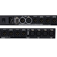 XTA DP448 XTA DP548 Processeur audio à équilibre dynamique à trois étages FIR professionnel 4 en 8 sorties pour système d'équipement de sonorisation de scène
