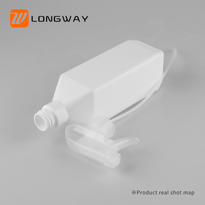 Pistola de garrafa do pulverizador do detergente líquido personalizado do PE 300ml 500ml com pulverizador plástico do disparador da mão - Product Image 5