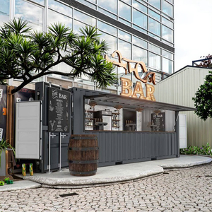 Tùy chỉnh đúc sẵn thép hiện đại vận chuyển container bán lẻ <span class=keywords><strong>Hub</strong></span> pop-up cửa hàng siêu thị khách sạn kho biệt thự container - Product Image 3