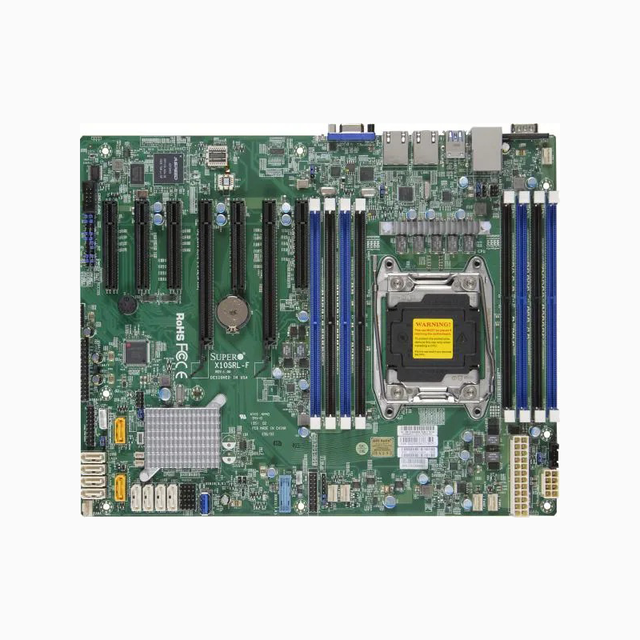 MBD-X10SRL-F Supermicro Intel Xeon E 2300 ATX Server Motherboard DDR4 PCIe 4.0 Single Socket Dual LAN SATA 6Gb/s Workstation