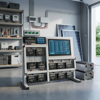 Système maître-esclave de contrôle de relais ECBMS haute tension 1000V 1000A 256S avec RS485 CAN pour station d'énergie solaire micro-réseau