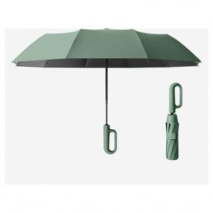 Ring Buckle Reflective Sturdy <b>Windproof</b> Reverse Fully Automatic Travel Compact Folding <b>Umbrella</b> Gift - Product Image 1