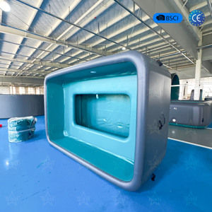 Spa gonflable pour 4 à 6 personnes, idéal pour la cour, spa rond portable avec couverture et filtre à jets à bulles pour une utilisation à domicile - Product Image 6