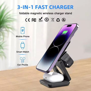 <span class=keywords><strong>Cargador</strong></span> Inalámbrico Magnético Portátil de Alta Calidad en Oferta, <span class=keywords><strong>Cargador</strong></span> de Escritorio Plegable de Carga Rápida de 15 W para iOS y <span class=keywords><strong>Android</strong></span> - Product Image 3