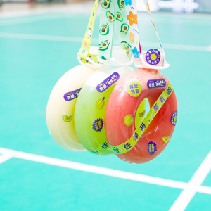 Venta al por mayor 500ml Donut en forma de jugo Pet Milk Tea botella de plástico con tapa de anillo de tracción - Product Image 2