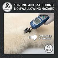 Alfombra Moderna de Pelo Largo y Extra Grueso, 100% Poliéster, Certificada Oeko-Tex Clase 1, para Sala de Estar, Apta para Niños y Mascotas, Antideslizante y Absorbente