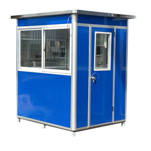 <b>Security</b> Booth Outdoor Steel Structure Residential Guard House Customizable Mobile Sentry <b>Box</b> - Product Image 1