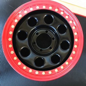 Jantes en acier Beadlock 17x7 pouces pour voitures tout-terrain 4x4, fourniture d'usine - Product Image 2