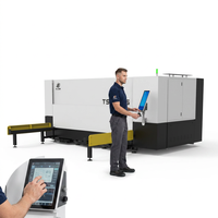 Équipement de découpe laser à plateforme unique 3015 avec tête de découpe autofocus 3000W, machine de découpe laser avec protection intégrale