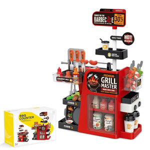 ของเล่นเด็ก ชุดบ้านทำอาหาร ชุดเชฟ ชุดทำบาร์บีคิว ร้านค้าจิ๋ว ของเล่นครัว ของเล่นกดน้ำ โต๊ะ<span class=keywords><strong>อาหาร</strong></span> ของเล่นสำหรับเด็ก - Product Image 1