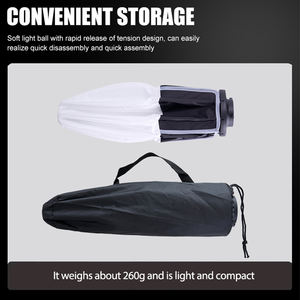 ZSYB 30CM Soft Light Ball Tragbarer Hand blitz Soft Light Box Live-Streaming Füll licht Weiches Licht für die Kamera - Product Image 5