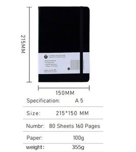 Cuaderno de Tapa Dura Personalizado con Logotipo Impreso en PU A5 para Oficina y Escuela - Product Image 3