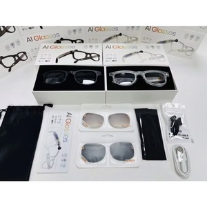 Lunettes de soleil intelligentes AI AIMB-G2 avec caméra 8 mégapixels, lentilles 3-en-1, anti-lumière bleue, 1200P, 290 mAh, Wi-Fi, anti-tremblement, lunettes intelligentes ChatGPT - Product Image 5