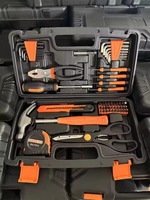 ELEHAND Vente en gros de 57 outils à main multifonctions, tournevis, clé à molette, pinces, marteau, kit d'outils de réparation pour la maison et la voiture