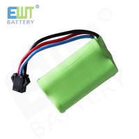 قابلة للشحن بطارية ليثيوم أيون 14500 7.4V 500mAh بطاريات ليثيوم أيون 7.4V 500mAh مع سلك وموصل ل لعبة
