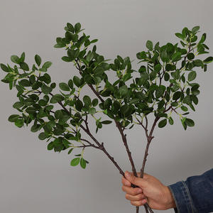 Pianta Artificiale Durevole in PU Effetto Reale, Foglie Verdi Milan, per Decorazioni Domestiche, Natale e Halloween, Altezza 58 cm - Product Image 4