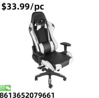 Chaise de jeu en cuir d'ordinateur confortable et pivotante à 360 degrés de vente populaire